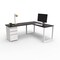 We'Re It Connect It L-Shaped Desk, 77 in D X 30 in H, 66 in W X Thermally Fused Laminate DI66304824L1BBF-WH-ESP - alternate 1